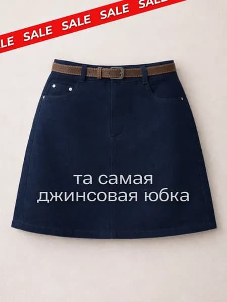 Юбка трапеция летняя мини