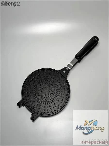 Вафельница mzm-20260514134011609, черный, серый