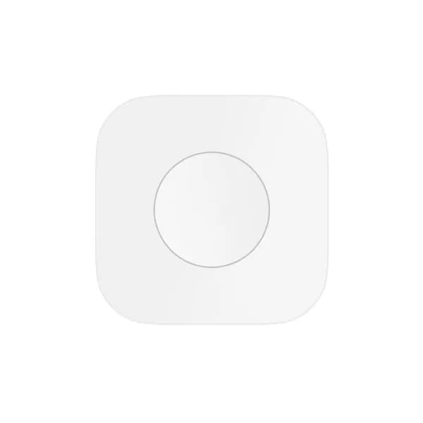 Умная беспроводная кнопка Aqara Wireless Mini Switch T1 WB-R02D Zigbee, кнопка-выключатель сценариев для Алисы, Яндекс и Apple Home, на батарейке CR2032, белая