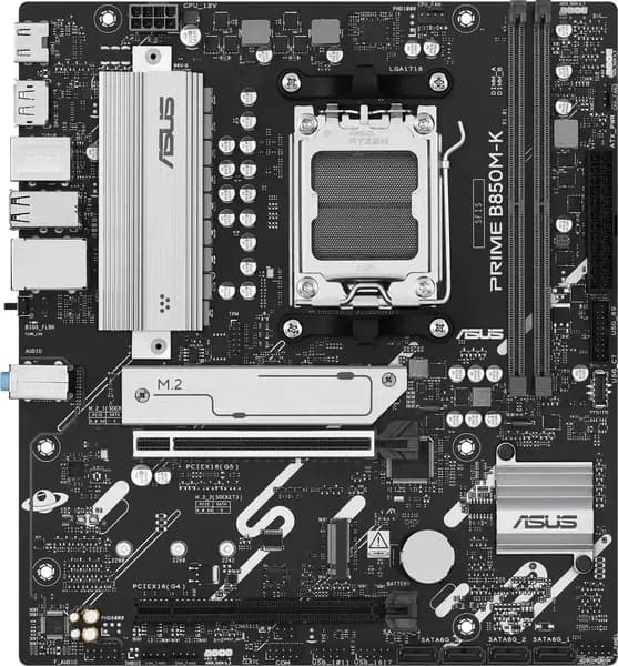 ASUS PRIME B850M-K, AM5, DDR5, Материнская плата