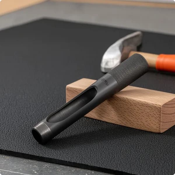 Пробойник из углеродистой стали 50 мм для кожи 10MM