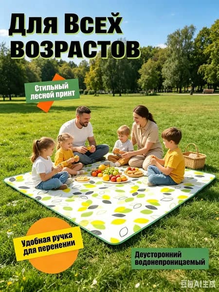 Плед для пикника , Оксфорд, 151 см х 201 см