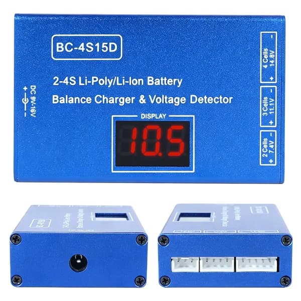 Балансировочное ЗУ BC-4S15D для Li-ion 4S, 1500 мА, с ЖК-дисплеем