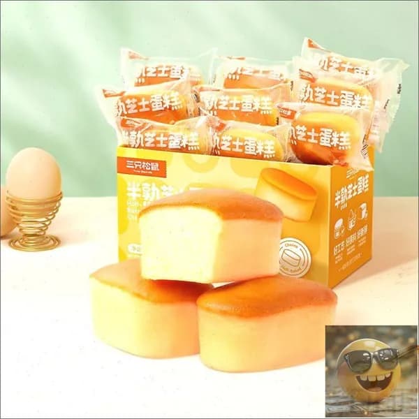 Сладкий и нежный, вкусный чизкейк 400 г (около 12 штук) Питательный завтрак для всей семьи, перекус в полночь, ежедневное развлечение, чтобы удовлетворить ваши аппетиты.