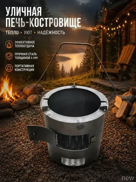 Печь-камин Напольная установка