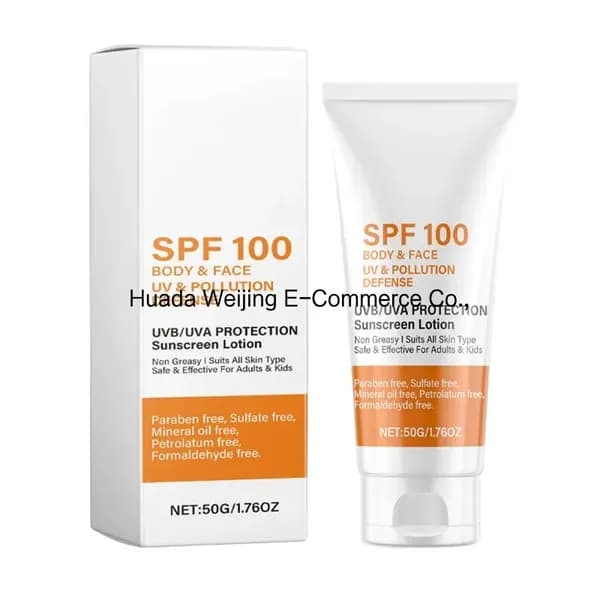 Нежирный солнцезащитный крем широкого спектра действия Spf100