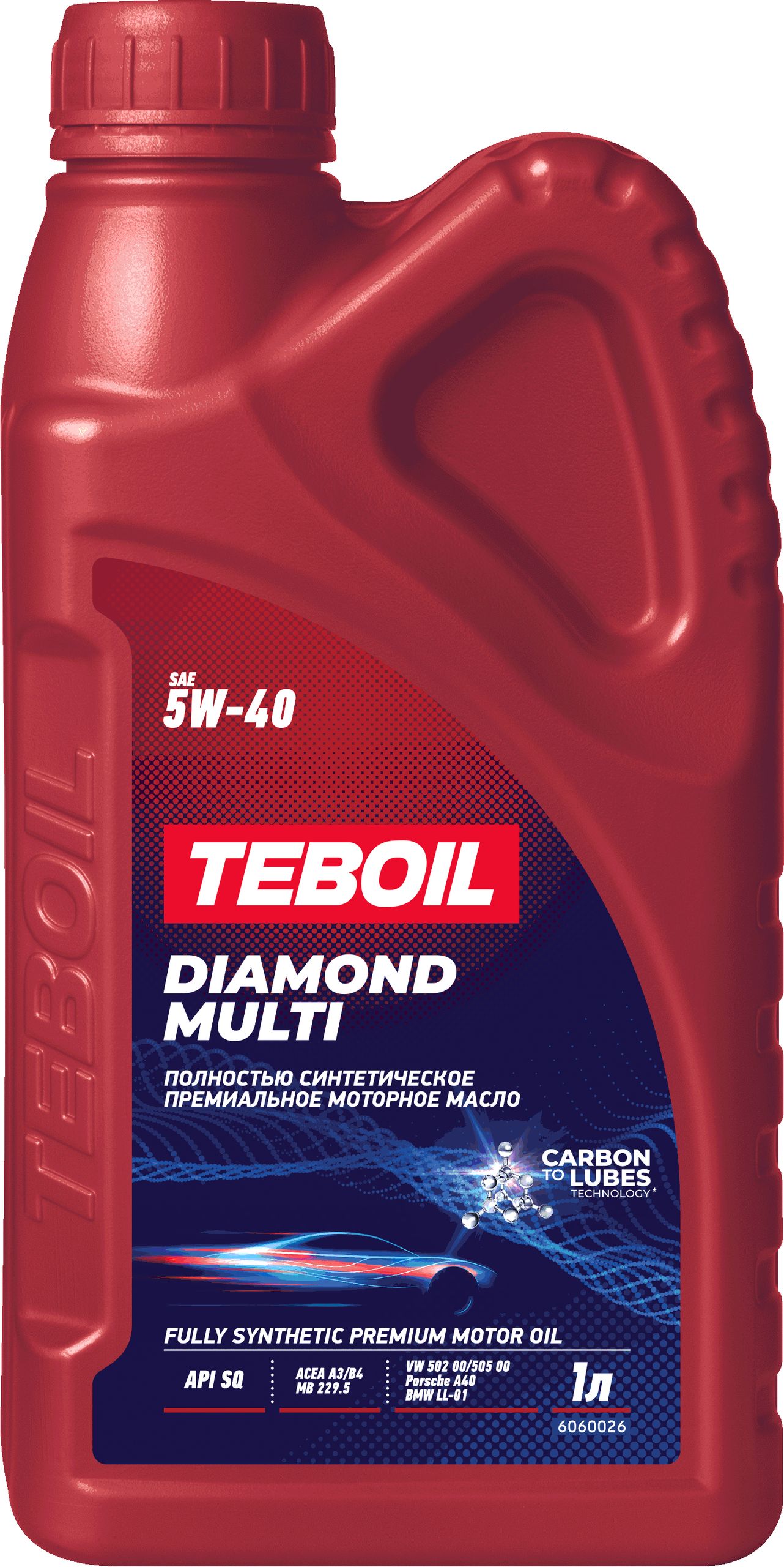 TEBOIL DIAMOND MULTI 5W-40 Масло моторное, Синтетическое, 1.00001 л