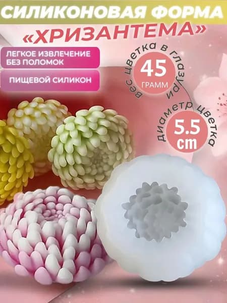 Миниатюрные силиконовые формы для изготовления ароматических свечей и гипсовых изделий