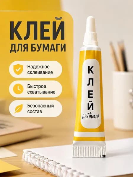 Клей канцелярский ПВАдля декупажа, для пластмассы 1 шт., 6 мл./ 6 г.