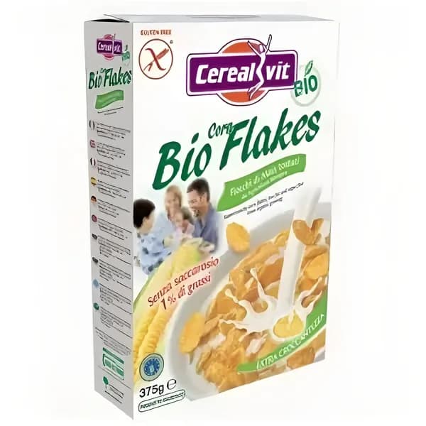 Кукурузные хлопья Cerealvit без глютена 375 г, Италия