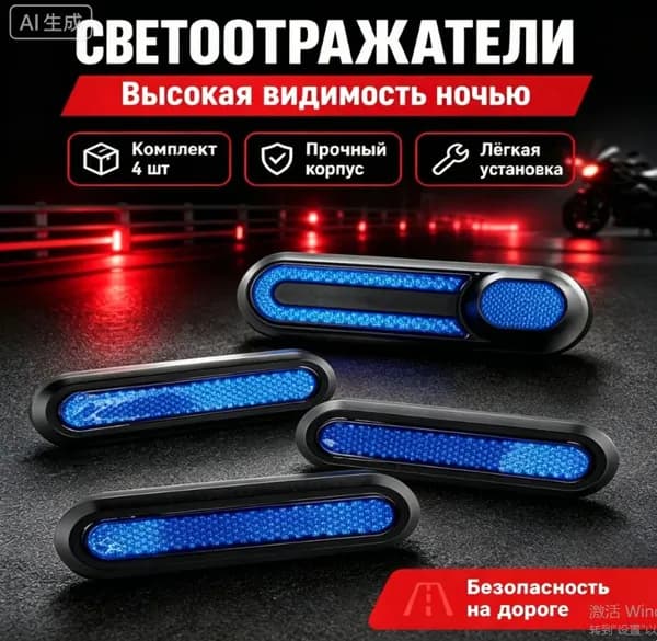 Отражатели для электросамоката Xiaomi M365, M365Pro, 1S