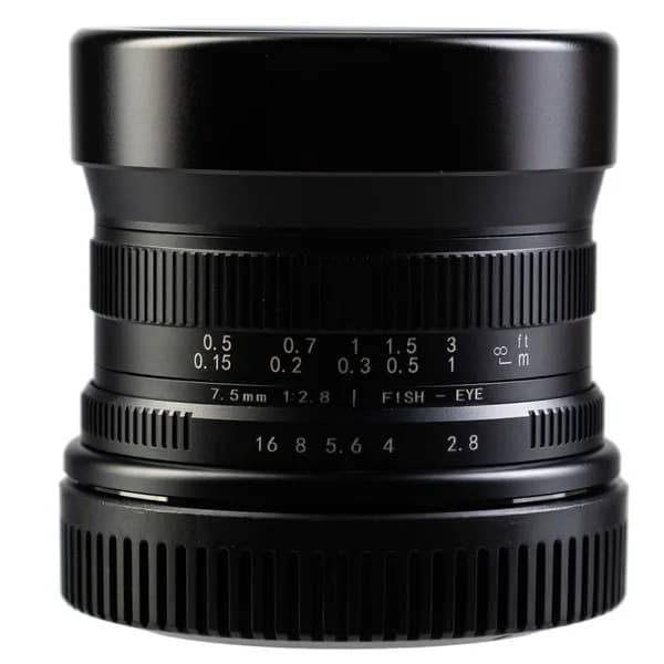 Объектив 7artisans 7.5mm F2.8 II Canon EOS-R, черный