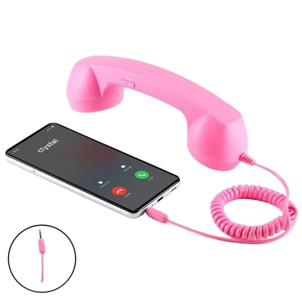 Наушники проводные с микрофоном, 3.5 мм, USB Type-C, розовый, белый