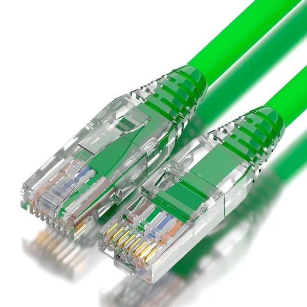Короткий сборный патч-корд 15см Lan кабель для интернета GCR LSZH КАТ.5e ethernet high speed 1 Гбит/с UTP RJ45 малодымный зелёный