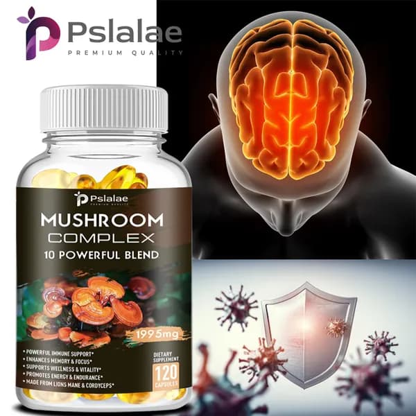 Биологически активная добавка Pslalae Mushroom Complex -укрепляет иммунитет, улучшает память и концентрацию, а также повышает энергию