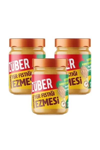 Zuber Original Peanut Butter 315 г x 3 шт.
