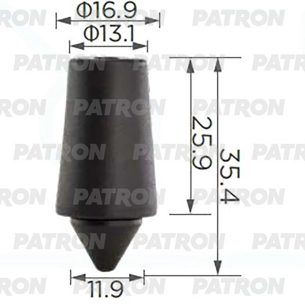 Демпфер отбойник крышки багажника! toyota PATRON P37-3909, oem 9054109108