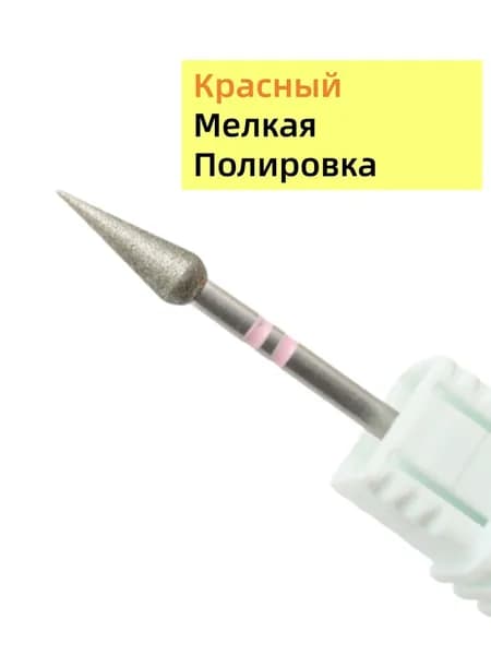 Двухцветный (синий/розовый) наждачный бор для открытия карманов и русского маникюра. Удаление кутикулы, птеригия и заусенцев.