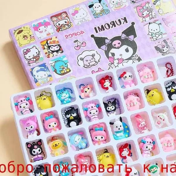 кукла Sanrio Mystery Box, подарок для детей, 40шт