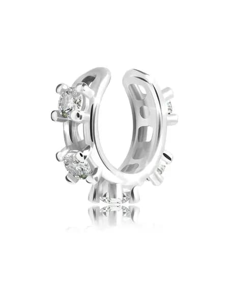 Моносерьга серебро 925