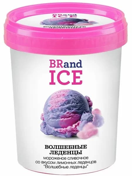 Brandice Мороженое сливочное Волшебные леденцы, 500г