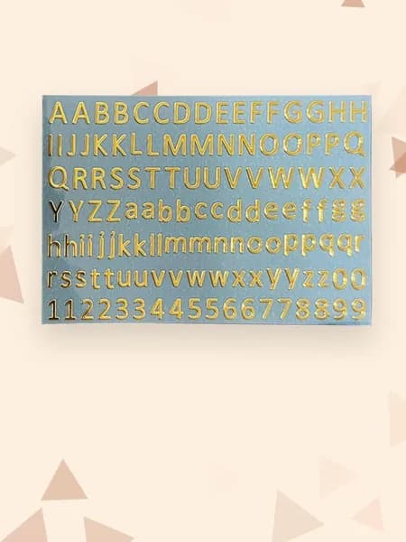 Самоклеящиеся стикеры и декоративные элементы для DIY украшений, Золото - B