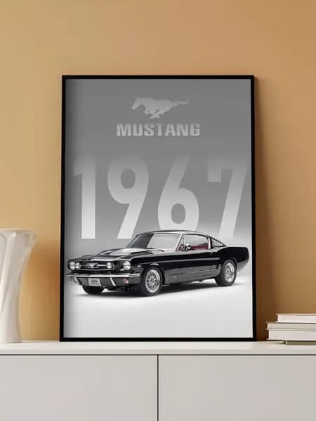 Постер на стену Ford Mustang без рамы (29,7х42см)