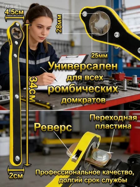 Комплектующие для домкрата - Адаптер, нагрузка до 2 т