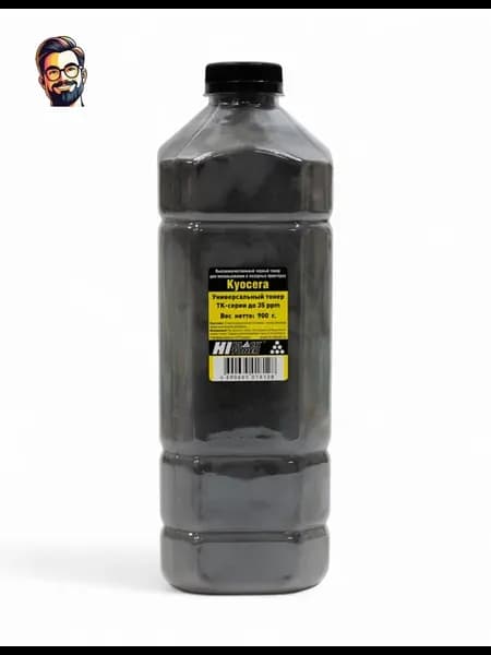 Тонер до 35 ppm Kyocera TK-серии, Bk, 900 г