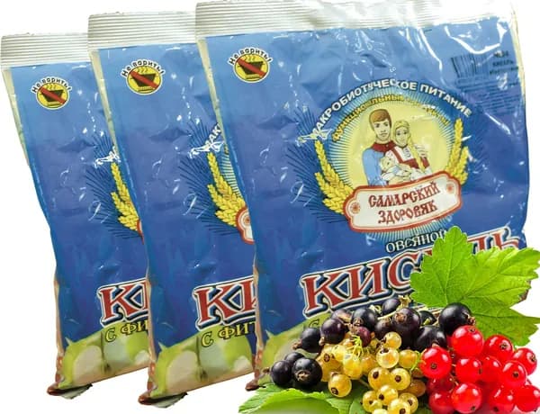 КИСЕЛЬ СМОРОДИНОВЫЙ Самарский Здоровяк №89