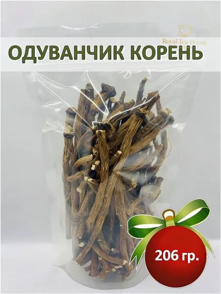 Одуванчик корень натуральный сушеный цельный, All Natural, 206 гр