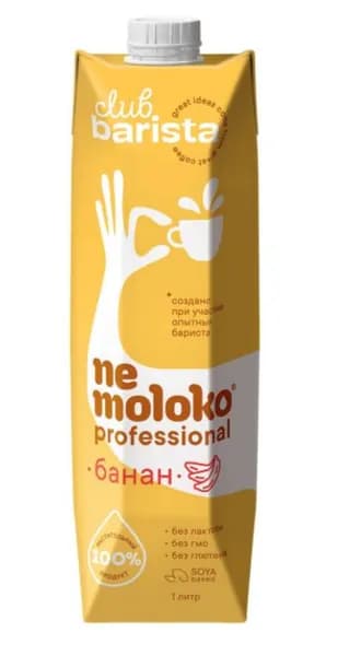 Напиток растительный соевый Nemoloko с бананом, 1л