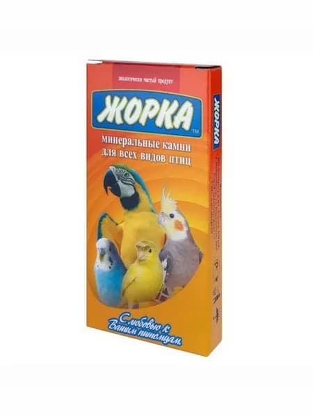 Минеральный камень для попугаев Жорка (Колокольчики)