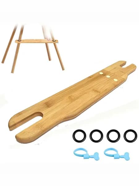 Подставка для ног из натурального бамбука для высокого стульчика IKEA Antilop