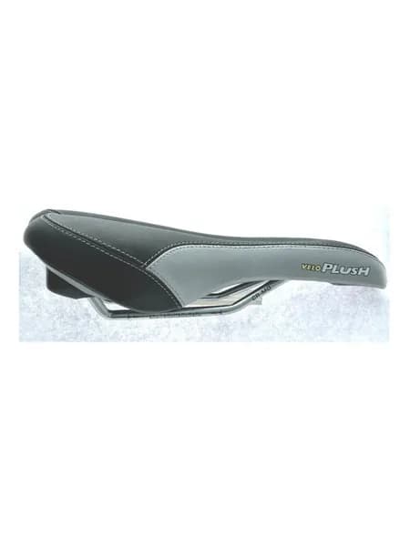 Седло VELO VL-1044, спортивное, анатомическое, VeloPlush, рамка Cr-Mo, 290g, светоотр. вставка, для шоссе