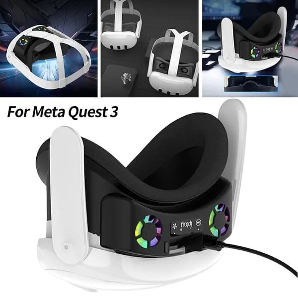 RGB-вентилятор для Meta Quest 3 комфорт при долгом использовании