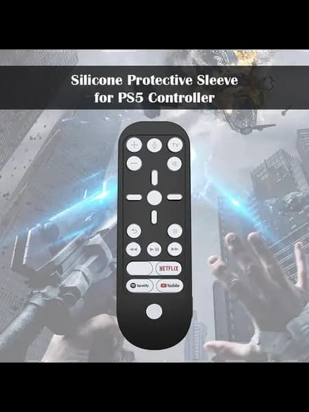 Силиконовый чехол для PS5 от повреждений, черный