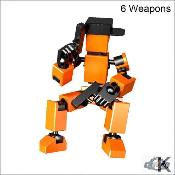 Крутая игрушка-робот для сборки куклы с механическим шарниром GMO