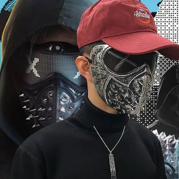 Маска Ренча из игры "Watch Dogs" - Косплей и коллекционные аксессуары