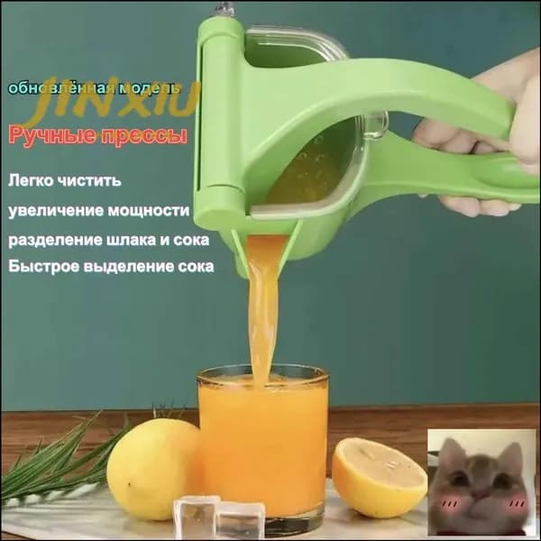 Соковыжималка электрическая для цитрусовых 9FqPG9f1, салатовый