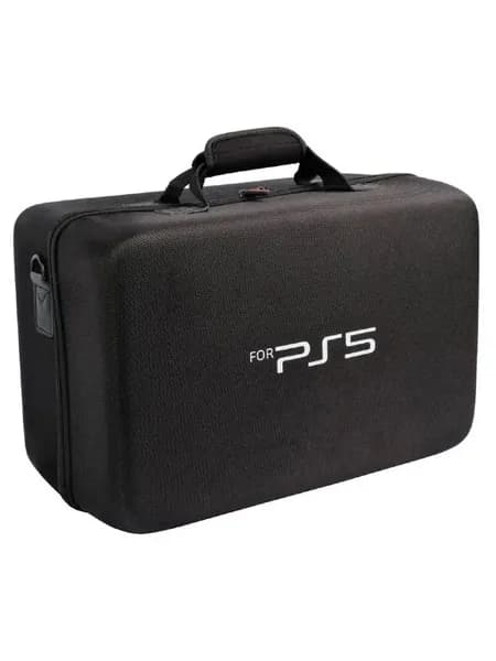 Дорожная сумка для консоли и геймпадов Sony PlayStation 5/PS5 (черное)