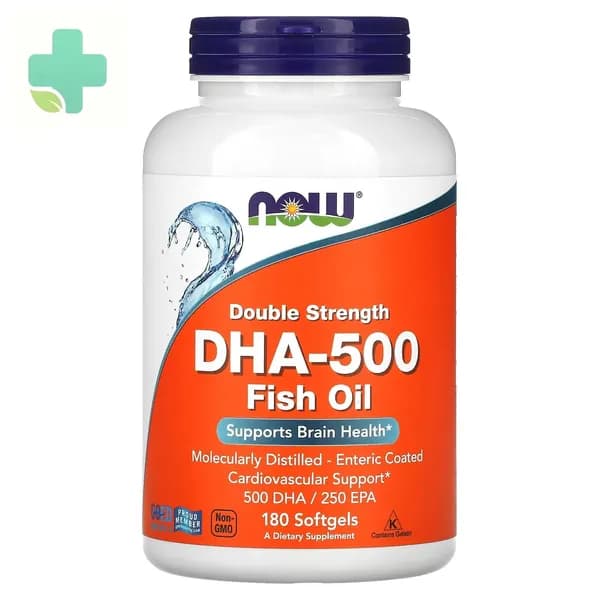 NOW Foods, Двойная концентрация DHA-500, 180 мягких капсул