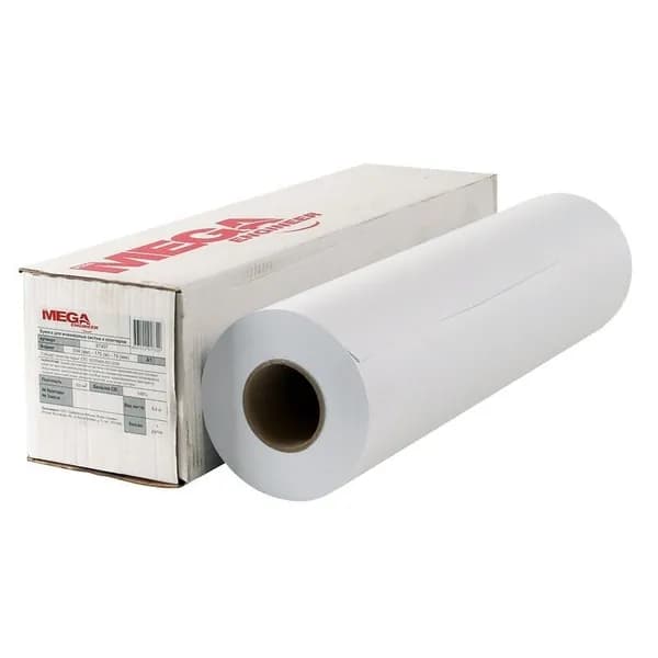 Бумага широкоформатная ProMEGA InkJet, 80 г, 310 ммх175 м, внутренний диаметр втулки 76 мм