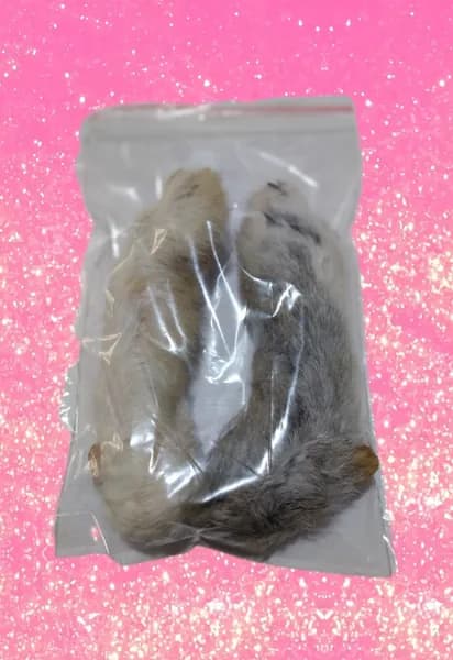 лапки кролика задние натуральная игрушка для кошек