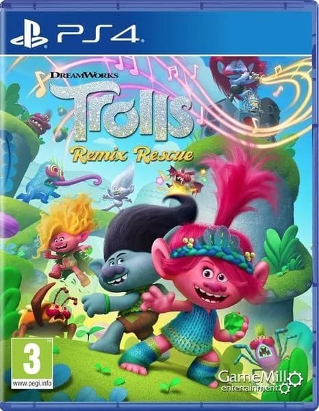Игра DreamWorks Trolls Remix Rescue для PS4 (английская версия)