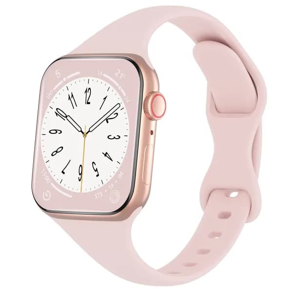 Силиконовый ремешок с петлей для Apple Watch 45мм 44мм 40мм 41мм 49мм, эластичный ремешок для iwatch ultra 9 8 7 6 5 4 3 SE