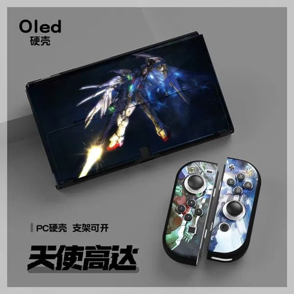Чехол для Switch OLED One Piece с жестким корпусом, окрашенный узор, защитный , разделенный жесткий корпус