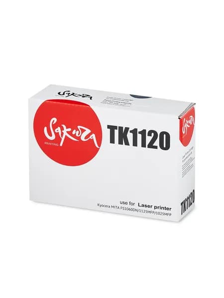Картридж Sakura SATK1120 (Kyocera TK-1120 - 1T02M70NX1) 3000 стр, черный