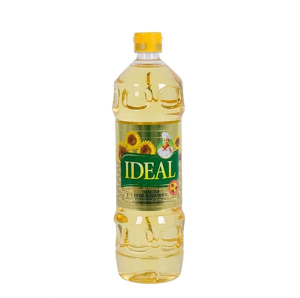 Масло подсолнечное, Ideal, 1 л, Россия