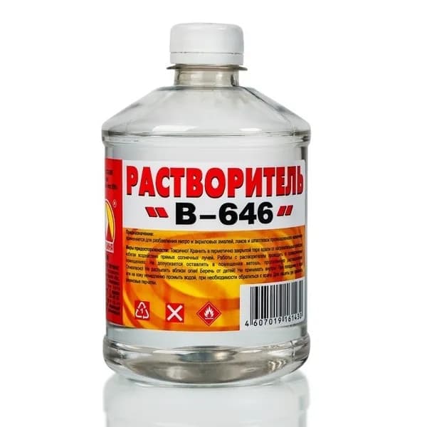 Вершина Растворитель строительный 646 0.5 л